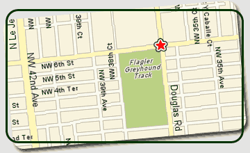 Flagler Greyhound Track map