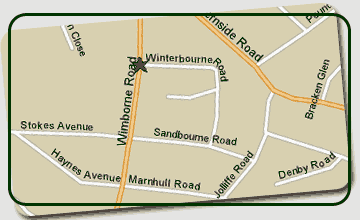 Poole Greyhound Racing Stadium map