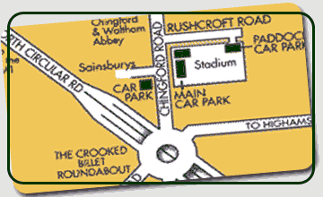 Walthamstow Greyhound Racing Stadium map