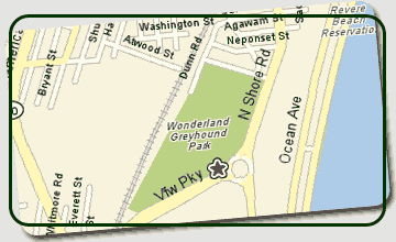 Wonderland Greyhound Park map